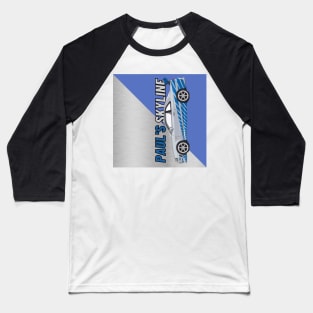 Paul's skyline GTR R34 { fast and furious } Baseball T-Shirt